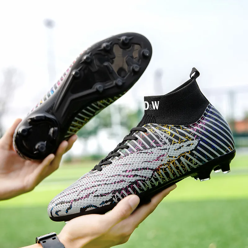 D&W Anti Slip Wear Resistant Soccer Shoes Men's-2
