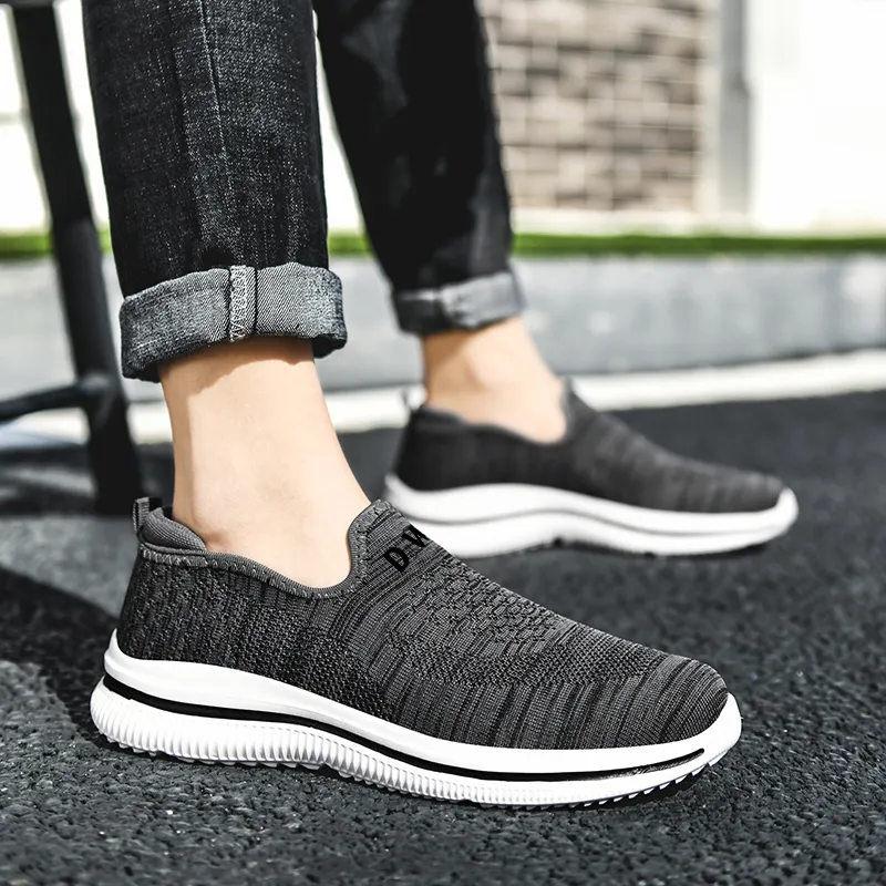 D&W Slip Resistant, Abrasion Resistant, Breathable Low Top Running Shoes Unisex-15
