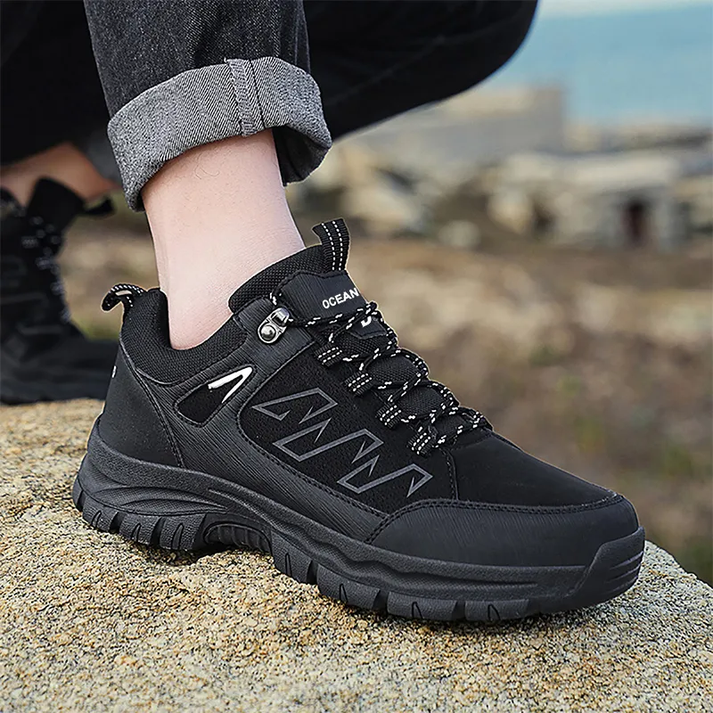 D&W Outdoor Mountaineering Travel Shoes Anti Slip Wear Resistant Waterproof And Breathable Low Top Casual Shoes Unisex-11