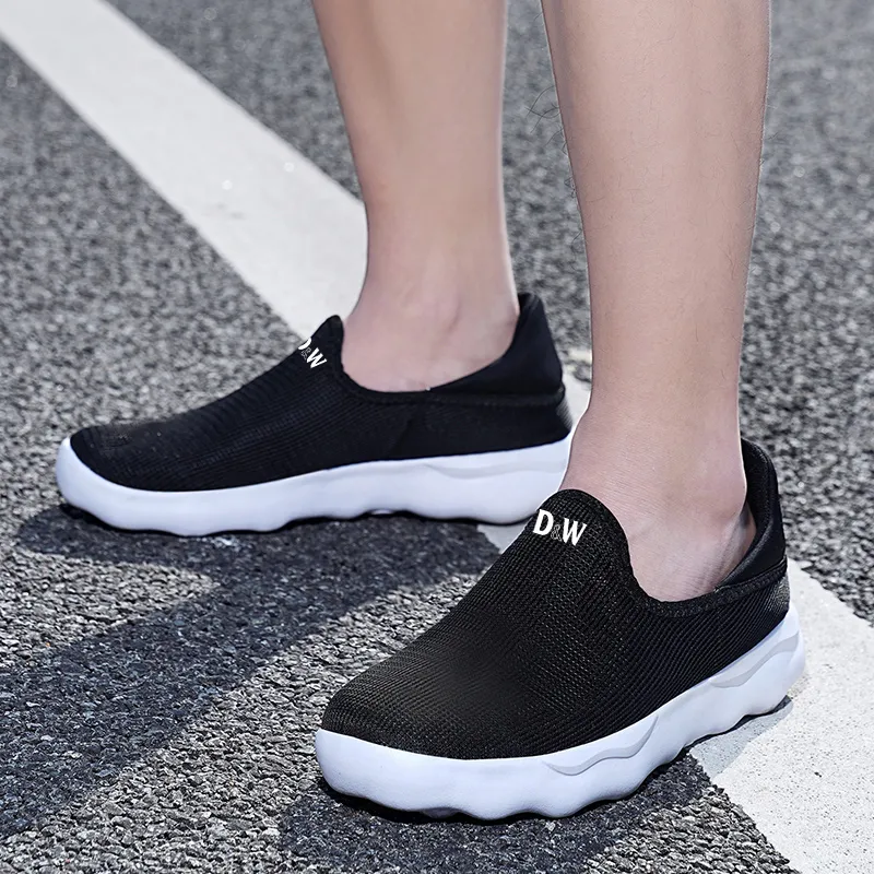 D&W Slip Resistant, Abrasion Resistant, Breathable Low Top Casual Shoes Unisex-9