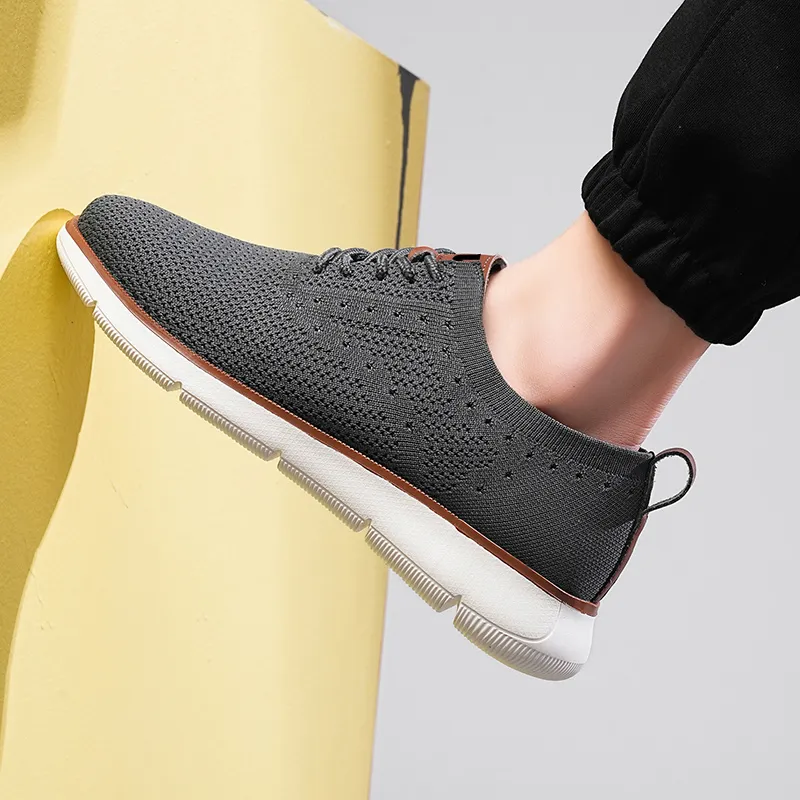 D&W Slip Resistant, Abrasion Resistant, Breathable Low Top Casual Shoes Men's-12