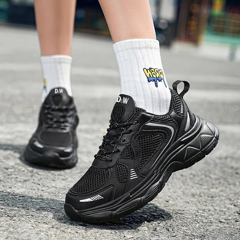 D&W Slip Resistant, Abrasion Resistant, Breathable Low Top Casual Running Shoes Unisex-11