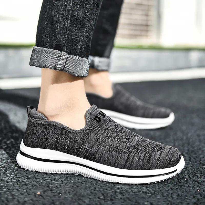 D&W Slip Resistant, Abrasion Resistant, Breathable Low Top Running Shoes Unisex-13