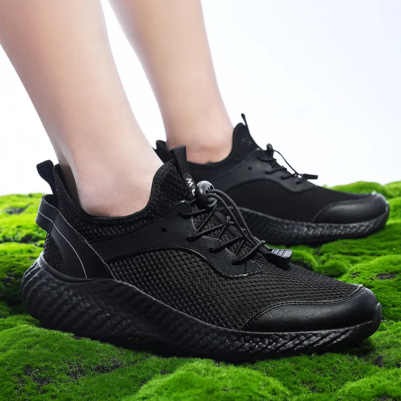 D&W Anti Slip And Wear Resistant Breathable Low Top Casual Mesh Sports Running Shoes Men's-11