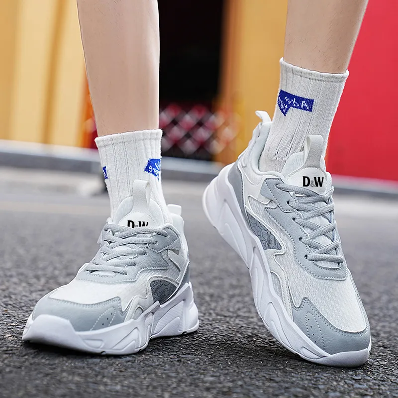 D&W Anti Slip And Wear Resistant Breathable Low Top Casual Running Shoes Unisex-5