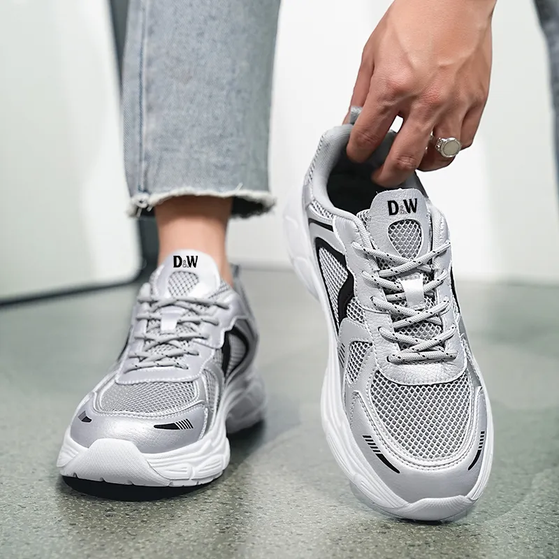 D&W Slip Resistant, Abrasion Resistant, Breathable Low Top Casual Running Shoes Unisex-16