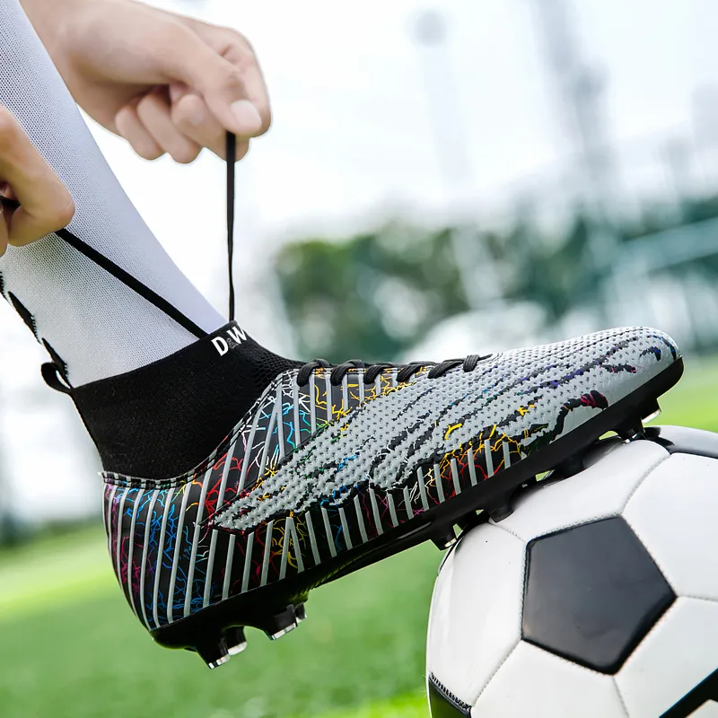 D&W Anti Slip Wear Resistant Soccer Shoes Men's-5