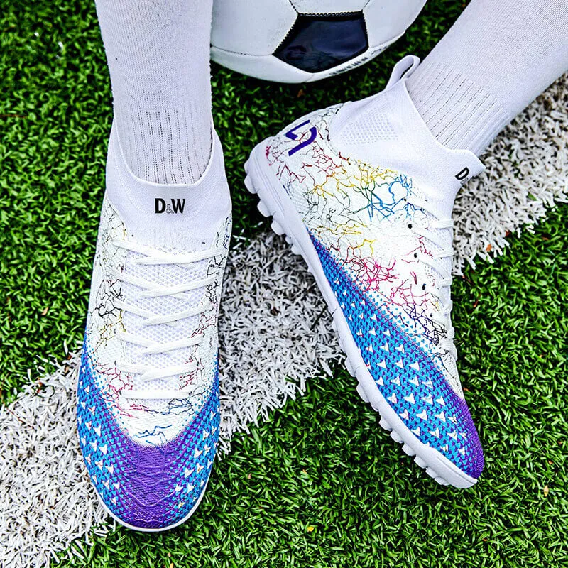 D&W Anti Slip Wear Resistant Soccer Shoes Men's-19