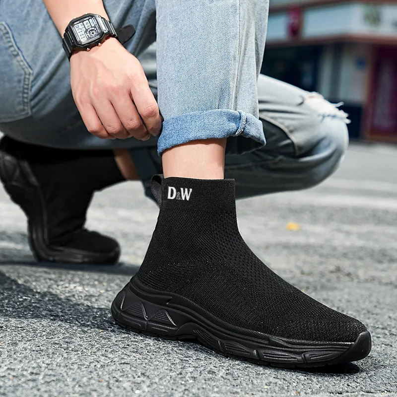 D&W Anti Slip And Wear Resistant Breathable Mid Top Casual Shoes Unisex-5