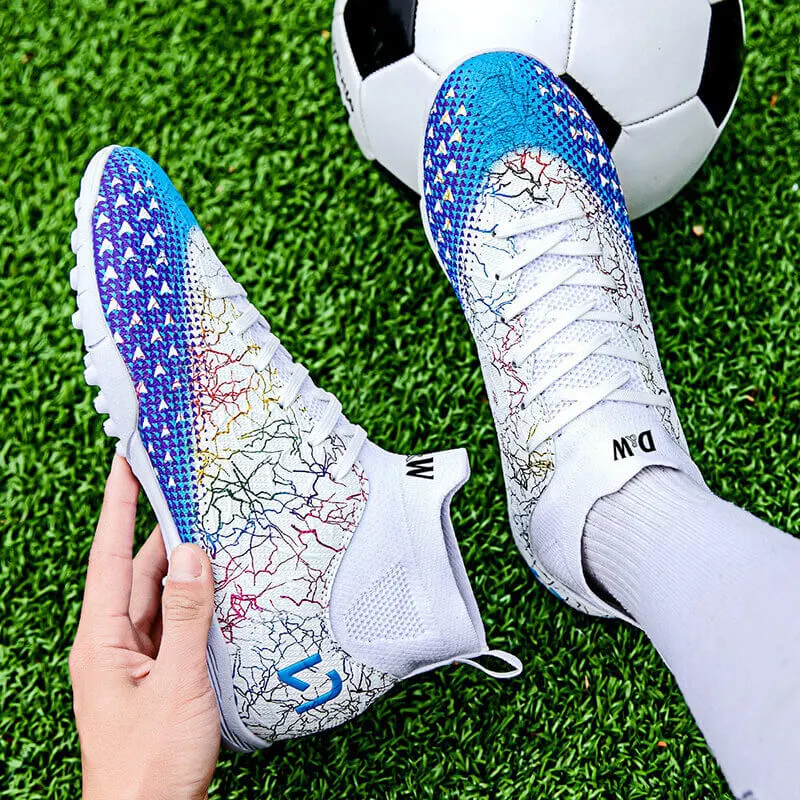 D&W Anti Slip Wear Resistant Soccer Shoes Men's-4