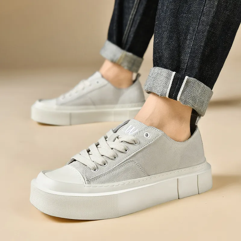 D&W Wear Resistant Height Increasing Low Top Skateboard Shoes Unisex-20