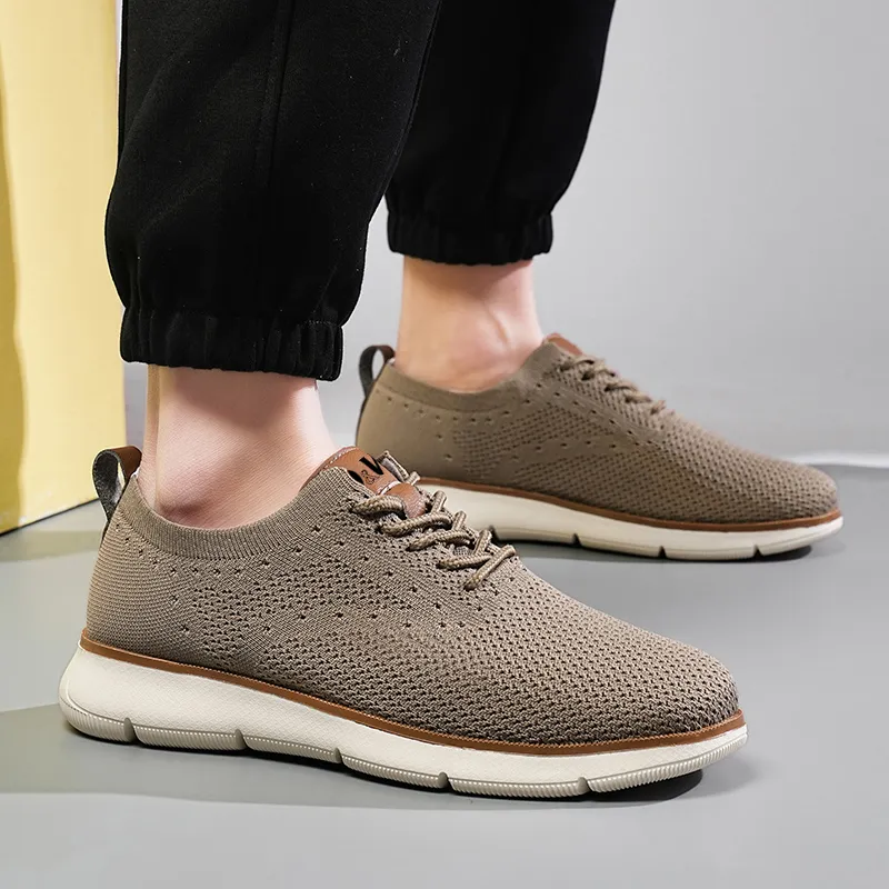 D&W Slip Resistant, Abrasion Resistant, Breathable Low Top Casual Shoes Men's-8