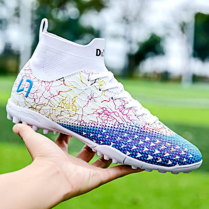 D&W Anti Slip Wear Resistant Soccer Shoes Men's-3