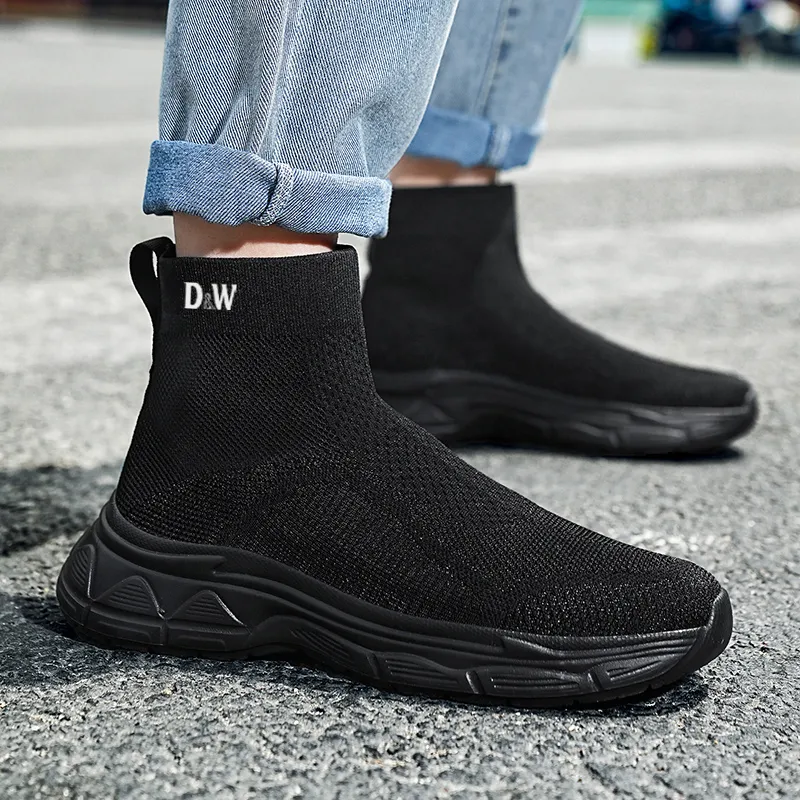 D&W Anti Slip And Wear Resistant Breathable Mid Top Casual Shoes Unisex-4