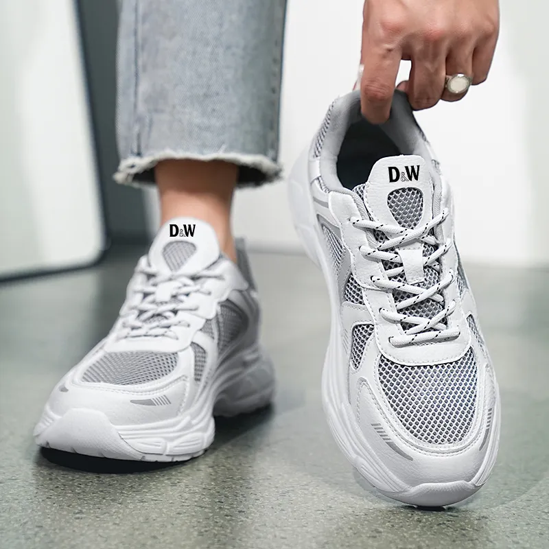 D&W Slip Resistant, Abrasion Resistant, Breathable Low Top Casual Running Shoes Unisex-2