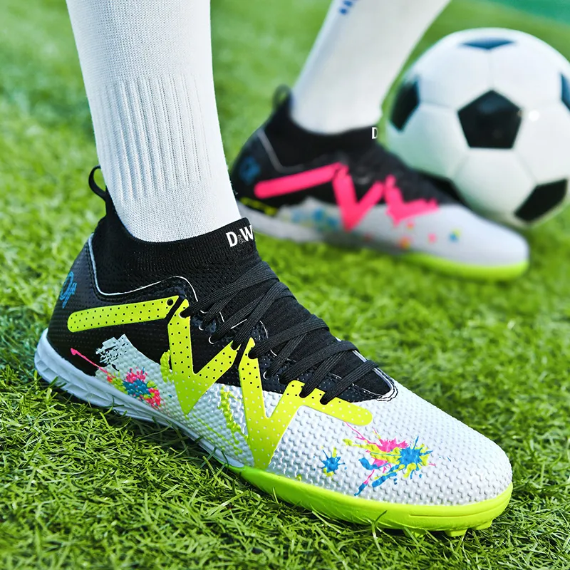 D&W Anti Slip Wear Resistant Soccer Shoes Men's-3