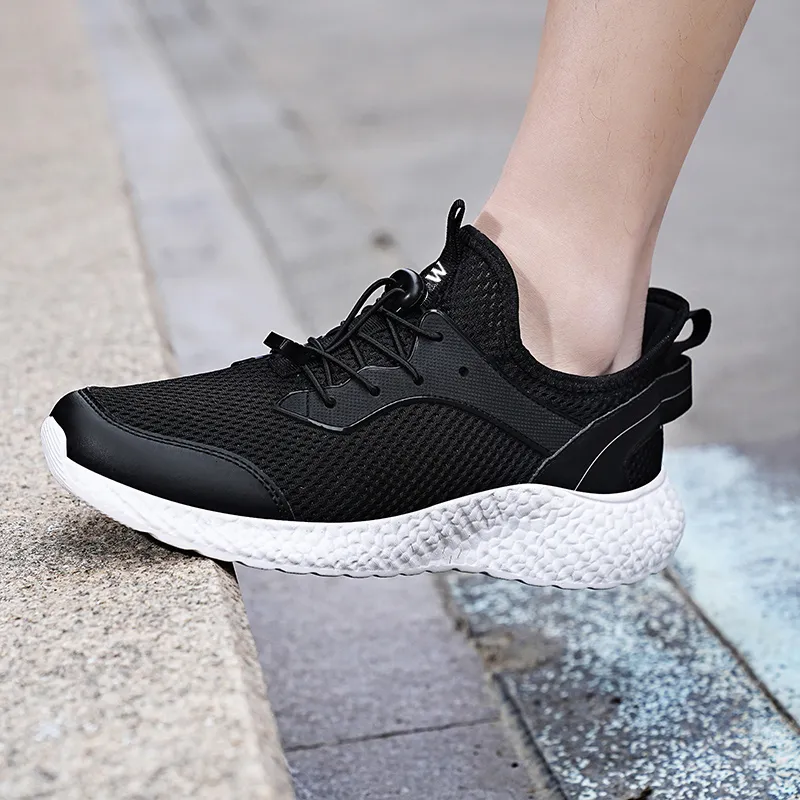 D&W Anti Slip And Wear Resistant Breathable Low Top Casual Mesh Sports Running Shoes Men's-6