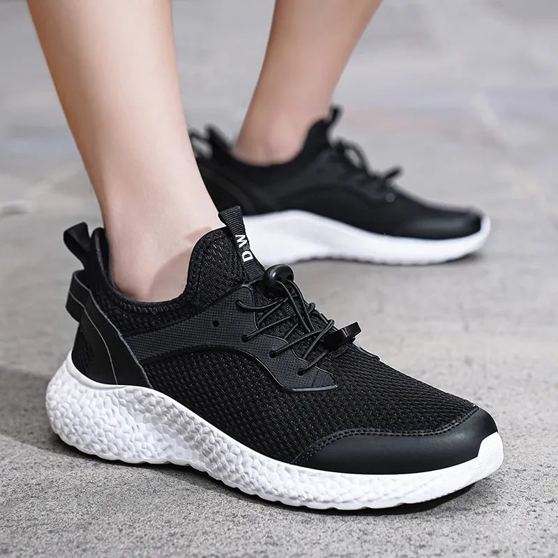 D&W Anti Slip And Wear Resistant Breathable Low Top Casual Mesh Sports Running Shoes Men's-5