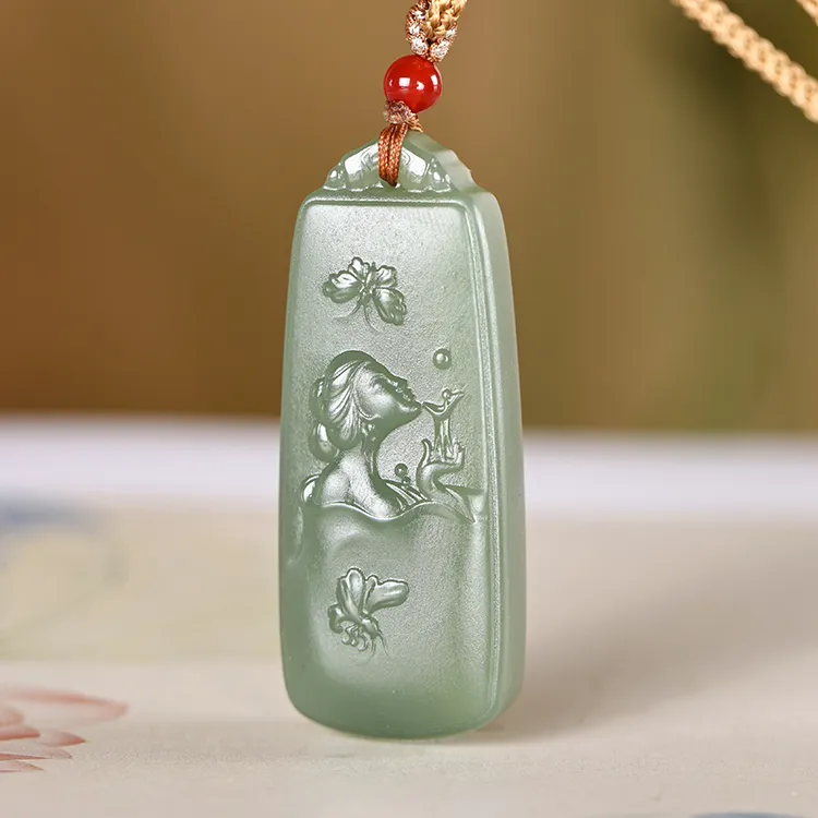 LANPIN Hetian Jade Pendants Jasper Unisex-1