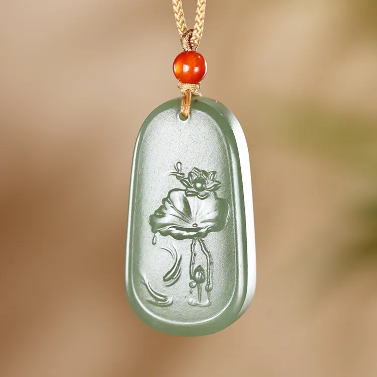 LANPIN Hetian Jade Pendants Jasper Unisex-1