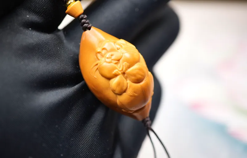 LANPIN Olive Pit Pendants Unisex-3