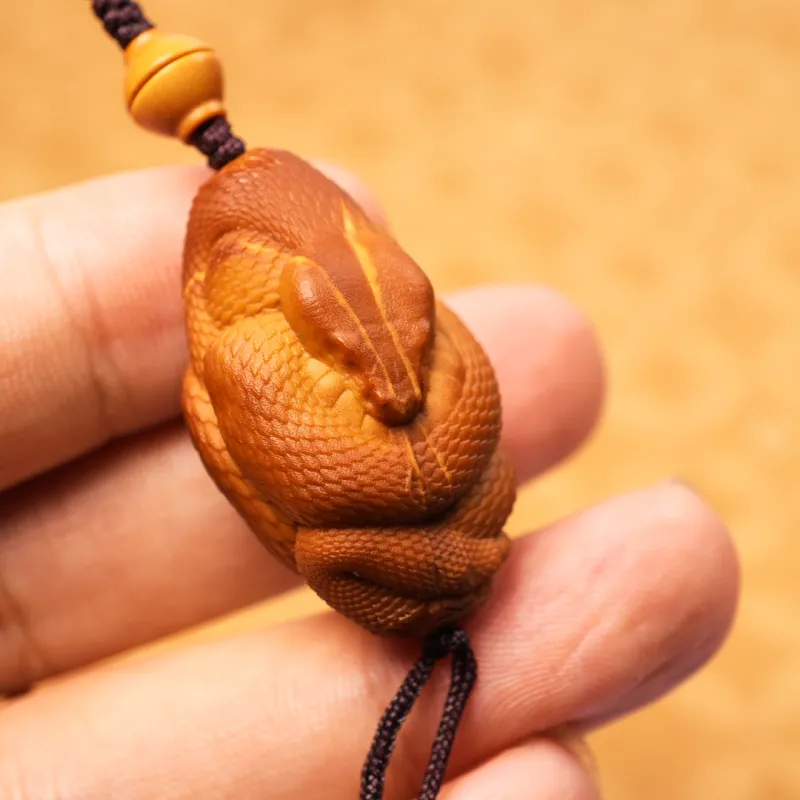 LANPIN Olive Pit Pendants Unisex-4