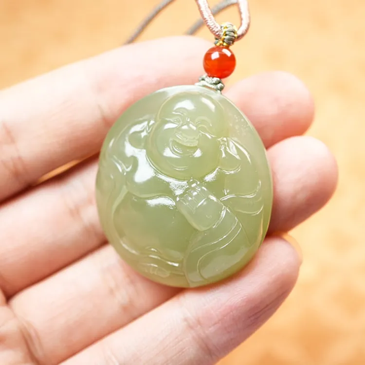 LANPIN Hetian Jade Pendants Jasper Unisex-1
