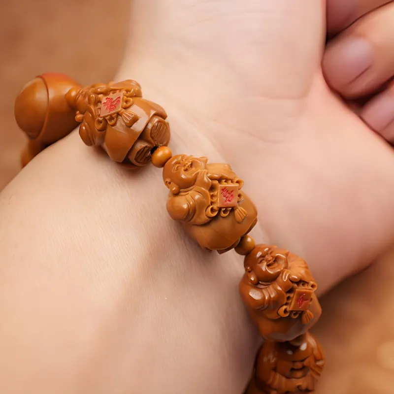 LANPIN Olive Pit Bracelets Unisex-2