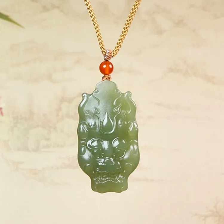 LANPIN Hetian Jade Pendants Jasper Unisex-1