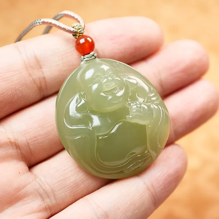 LANPIN Hetian Jade Pendants Jasper Unisex-2