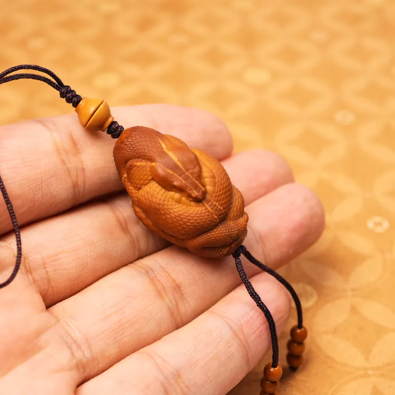 LANPIN Olive Pit Pendants Unisex-5