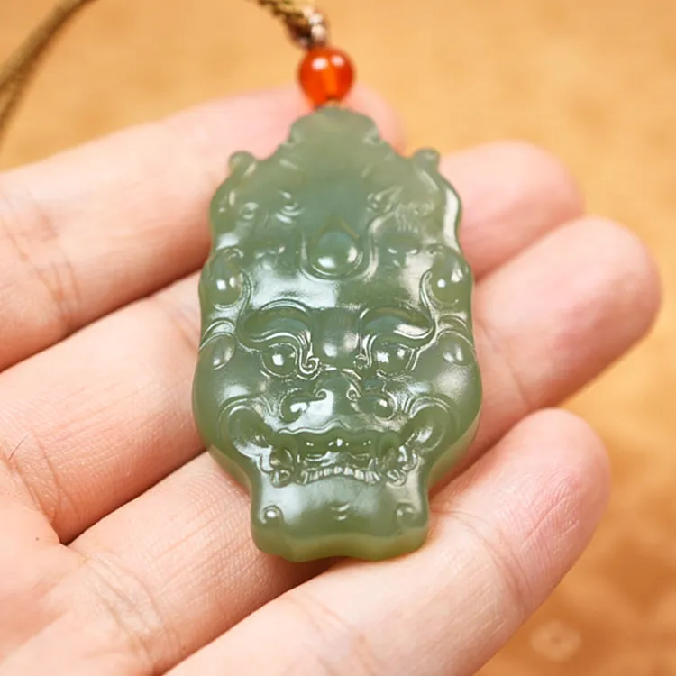 LANPIN Hetian Jade Pendants Jasper Unisex-5