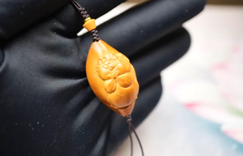 LANPIN Olive Pit Pendants Unisex-4