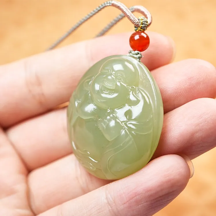 LANPIN Hetian Jade Pendants Jasper Unisex-3