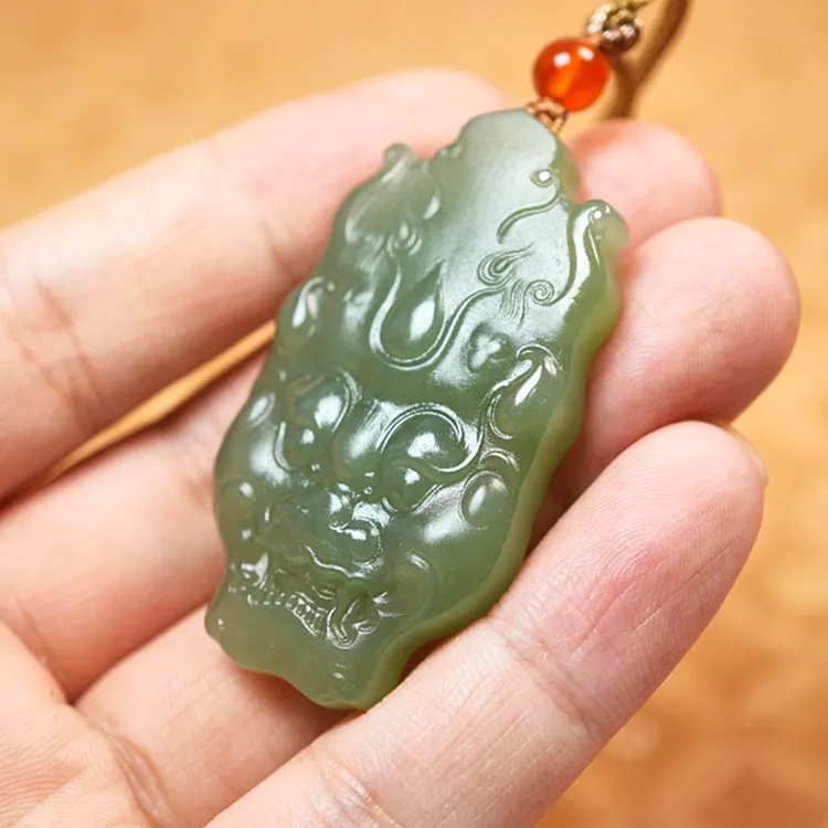 LANPIN Hetian Jade Pendants Jasper Unisex-3
