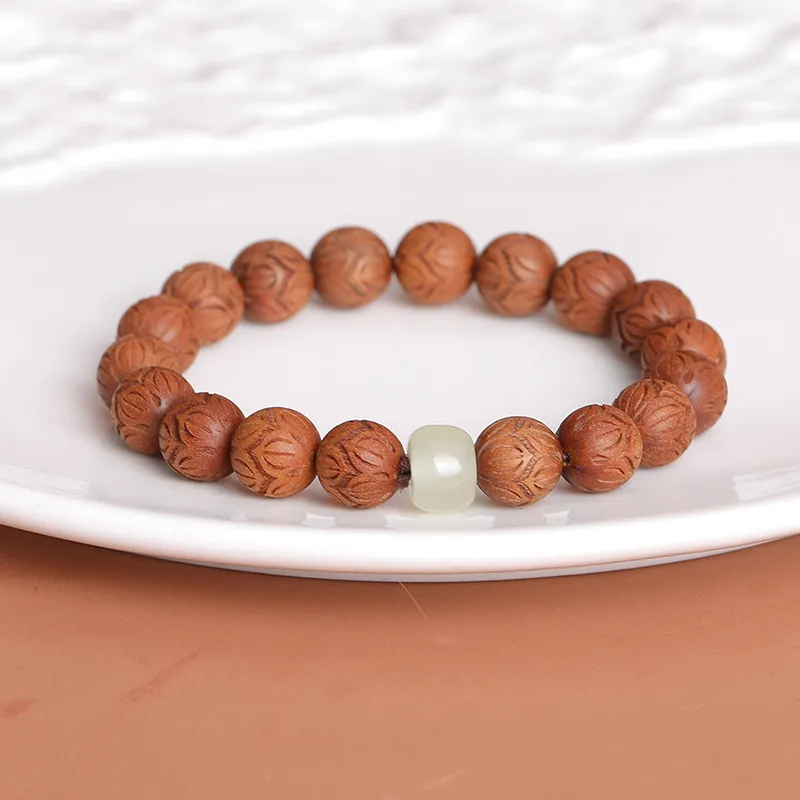 YUGONGYUAN Barbie Sandalwood Bracelets Unisex-3