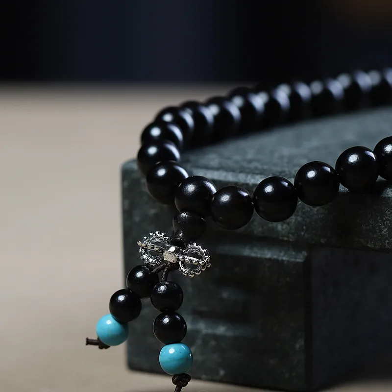 YUGONGYUAN Ebony Bracelets Unisex-3