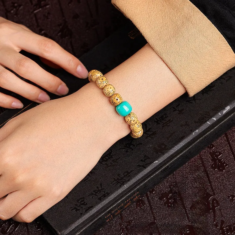 YUGONGYUAN Star Moon Bodhi Seeds Bracelets Unisex-3