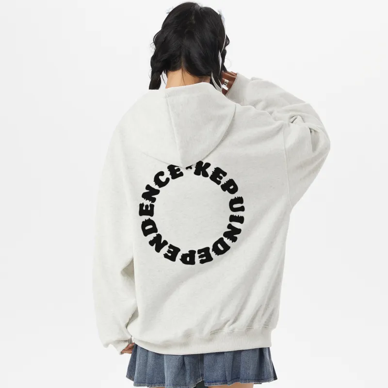 Kepu Sweatshirt Unisex Black Print Neon Green-9