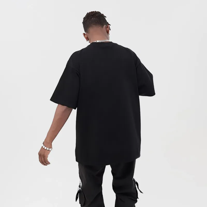Kepu T-Shirt Unisex Black Print White-2