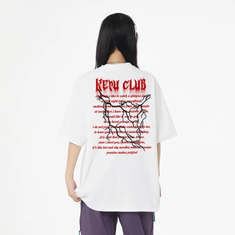 Kepu T Shirt Unisex Navy Blue With Yellow Print-8