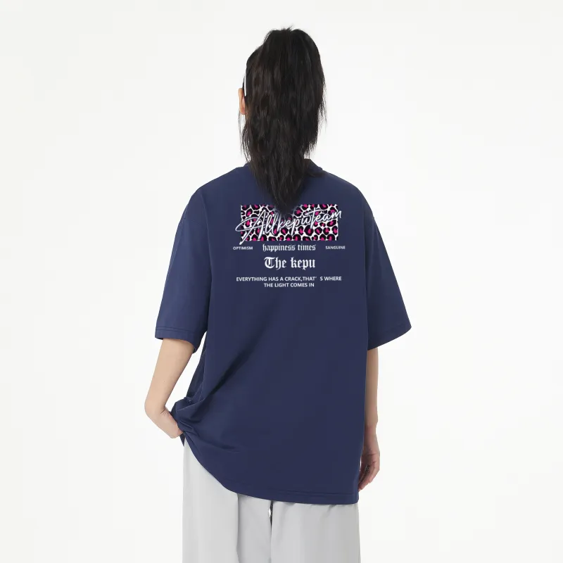 Kepu T Shirt Unisex Black With Pink Print-9