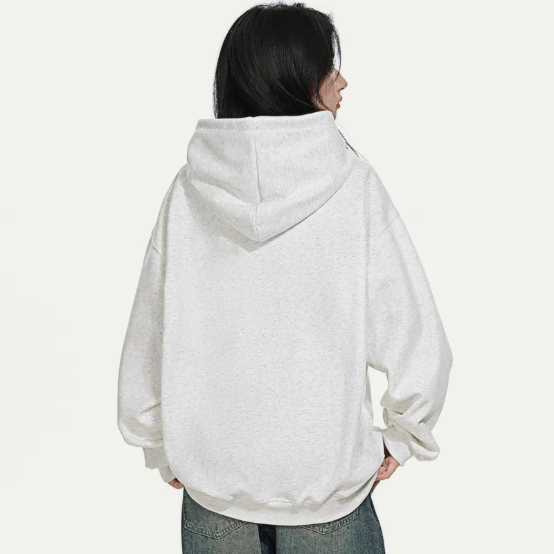 Kepu Sweatshirt Unisex White Heather Gray-2
