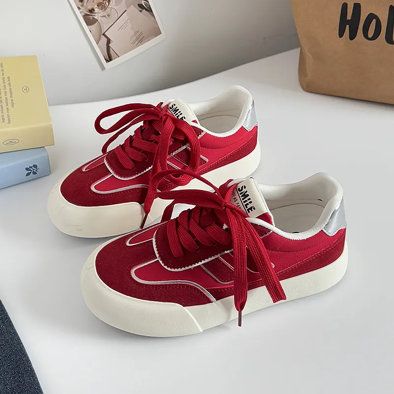 Boldi Kuki Height Increasing Breathable Low Top Skateboard Shoes Women's-3