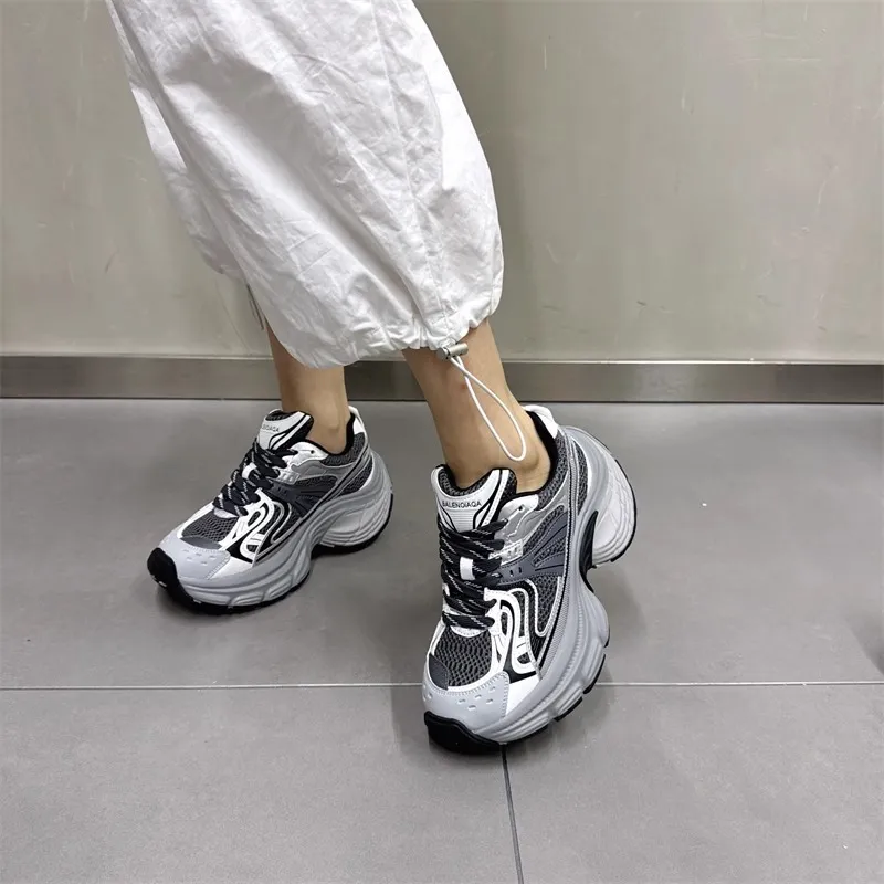 Boldi Kuki Height Increasing Breathable Low-Top Chunky Sneakers Women's-5