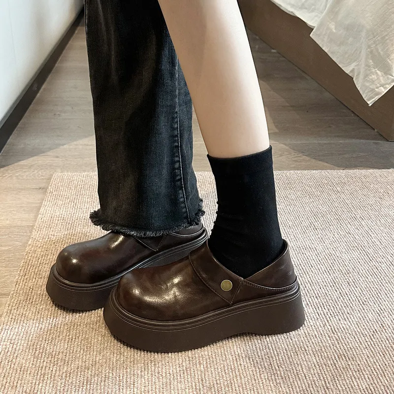 Boldi Kuki Loafers Women's Brown/Black-3