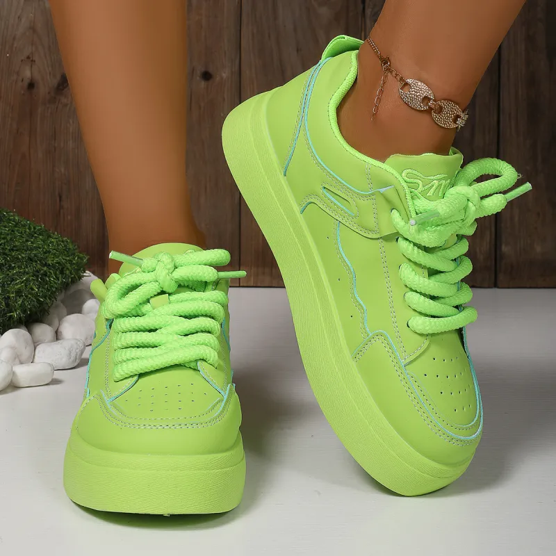 Boldi Kuki Low Top Skateboard Shoes Unisex Green-7
