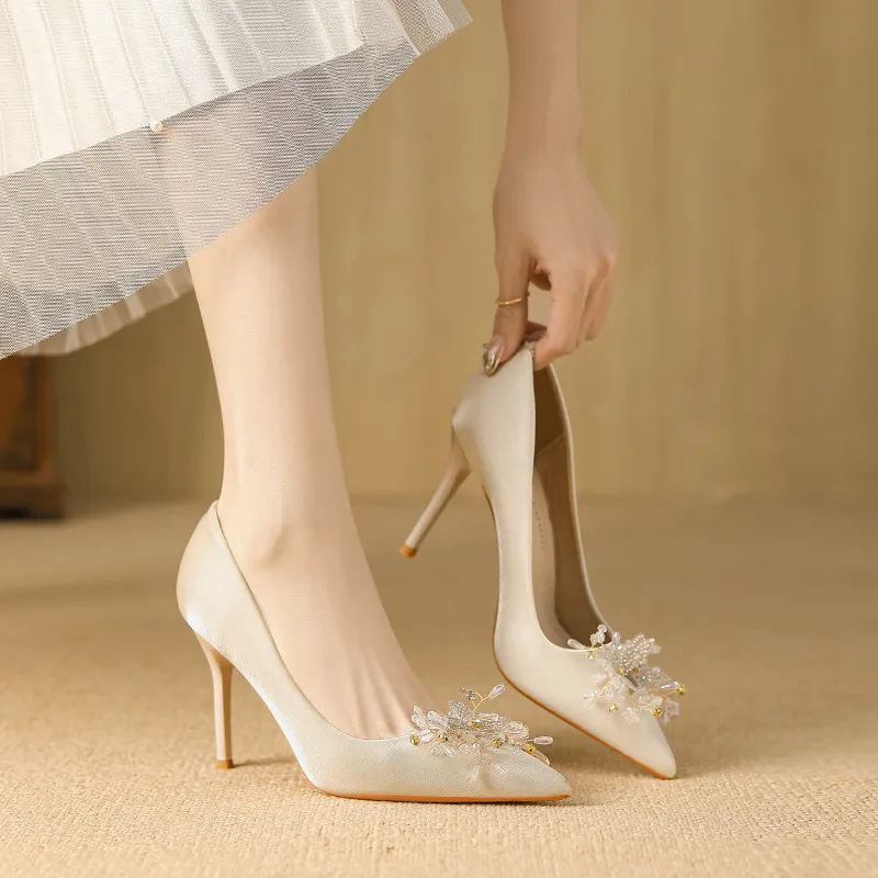 Boldi Kuki High Heels Women's Apricot-5