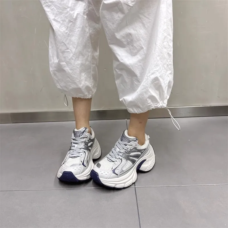 Boldi Kuki Height Increasing Breathable Low-Top Chunky Sneakers Women's-4
