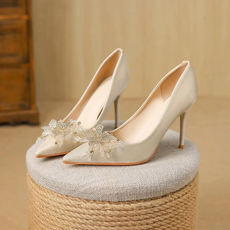 Boldi Kuki High Heels Women's Apricot-7